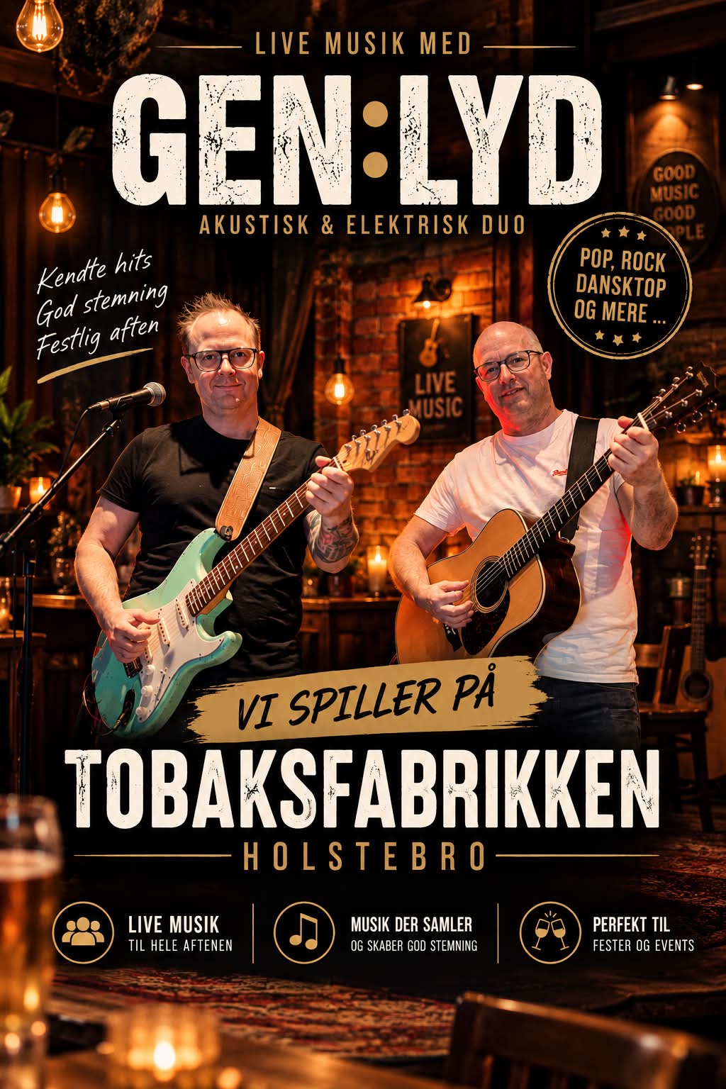 GEN:LYD LIVE PÅ Tobaks Fabrikken
