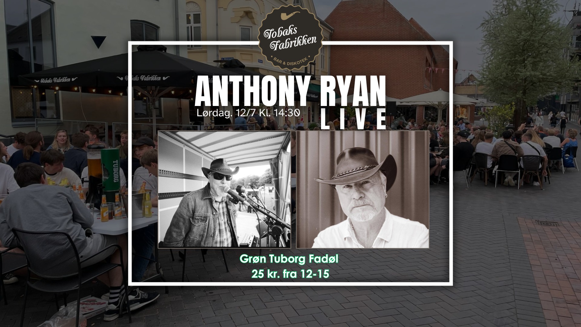 Anthony Ryan LIVE på Brotorvet